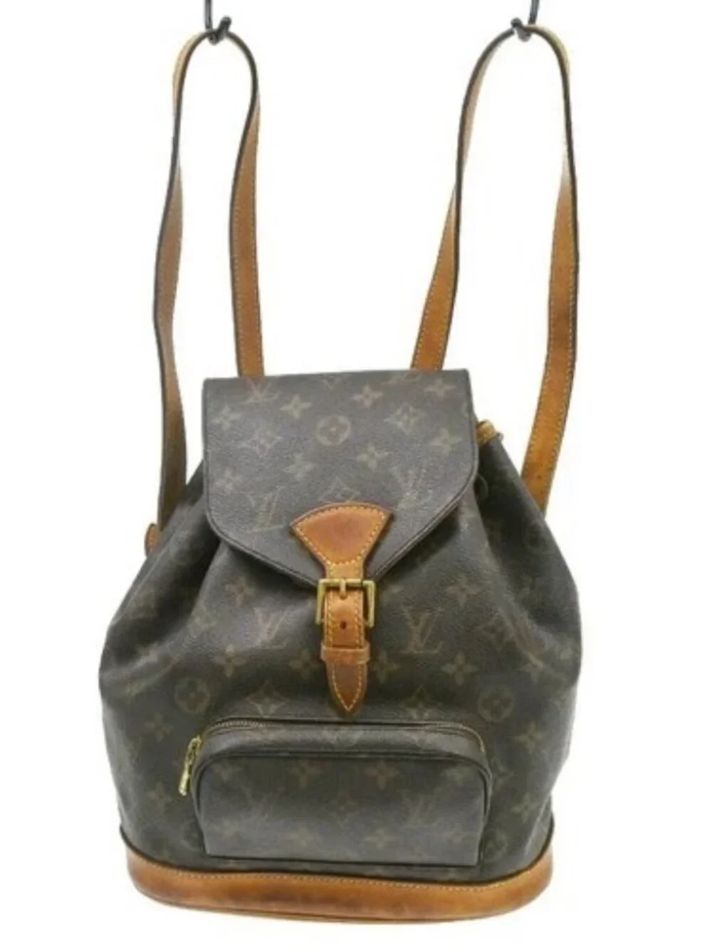 Best06 LOUIS VUITTON MONTSOURIS MM BACKPACK BAG MONOGRAM M51136 SP0011 BQ01432